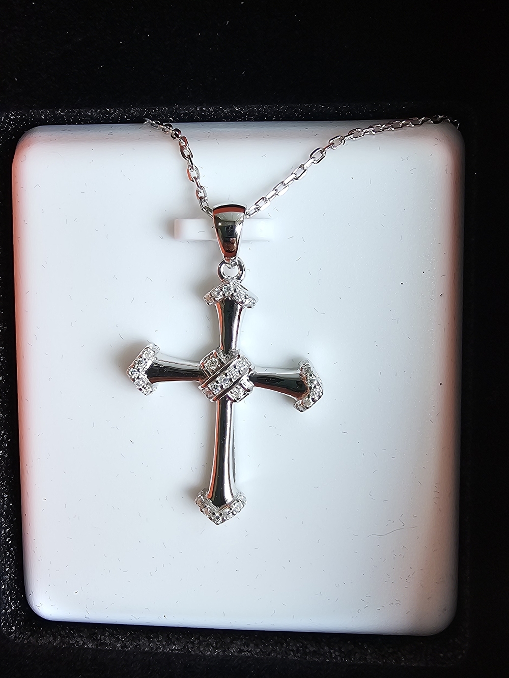 Sterling Silver Cross Pendant Necklace